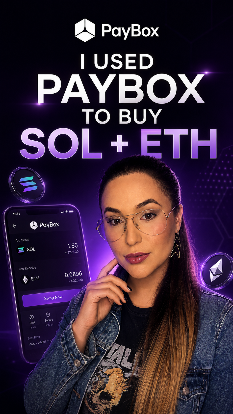 Buying $SOL and $ETH with Paybox